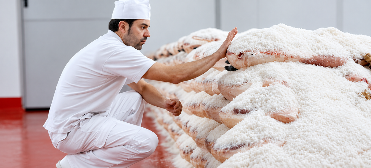 Proceso de salazón del jamón